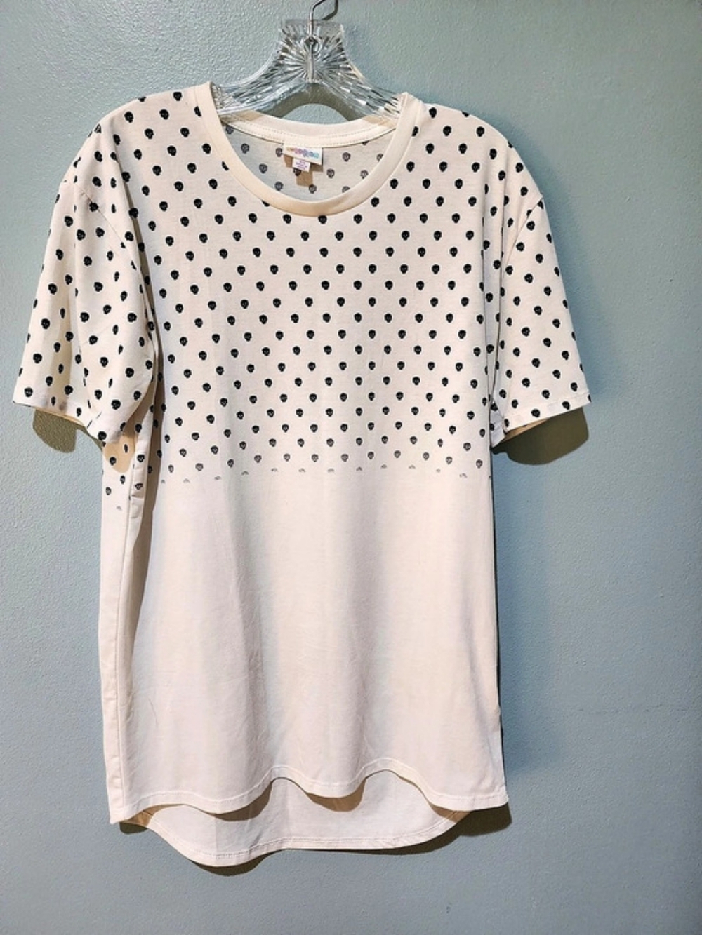 LuLaRoe Classic T Skull Print Short Sleeve Tee XS